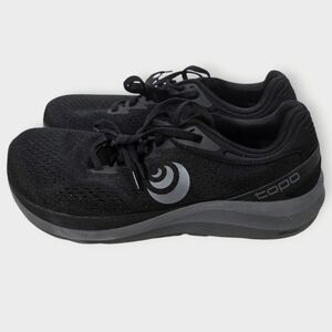 TOPO Phantom 3 Running hoes Mens Size 11 Athletic Jogging Black 5MM Drop